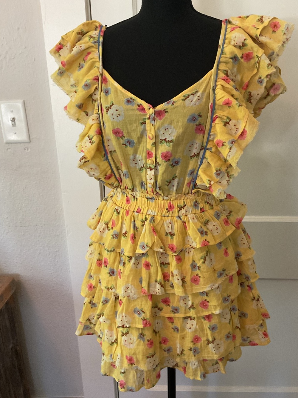 LoveShackFancy Phyllis cotton dress